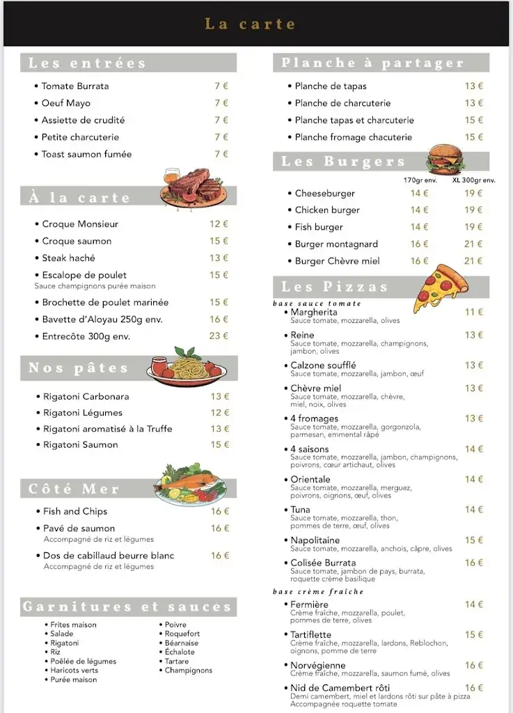 Menu_LE COLISEE BY MASSIMO_Ermont_image_1