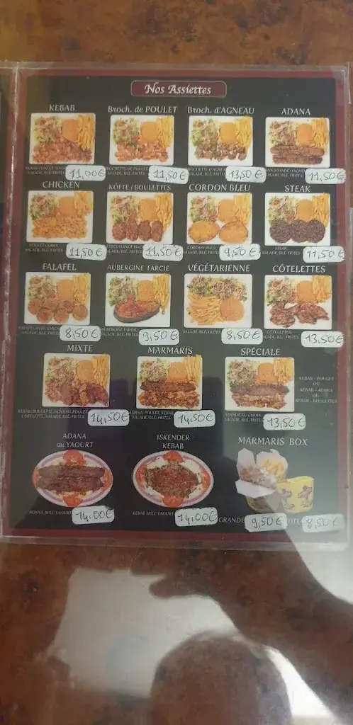 Menu_Marmaris Restaurant - Kebab_Eaubonne_immagine_3