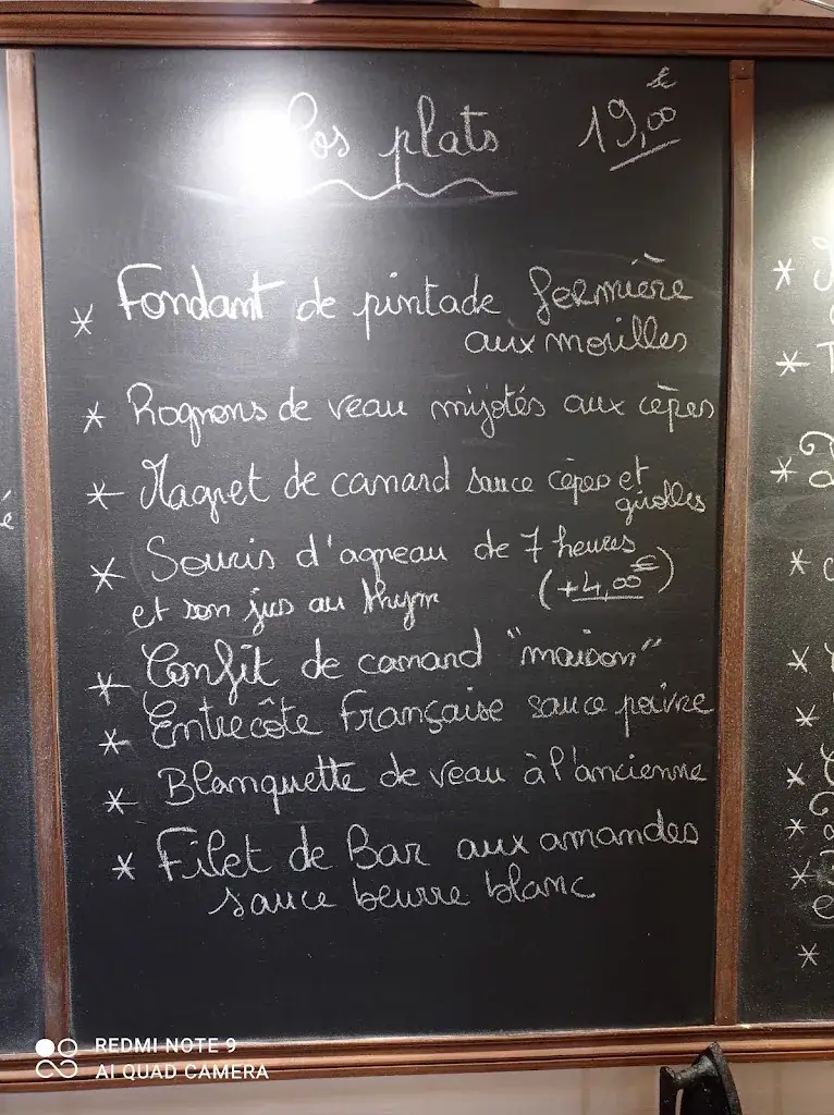 Menü_La Ferme de Bel Air_Fontenay-lès-Briis_Bild_1