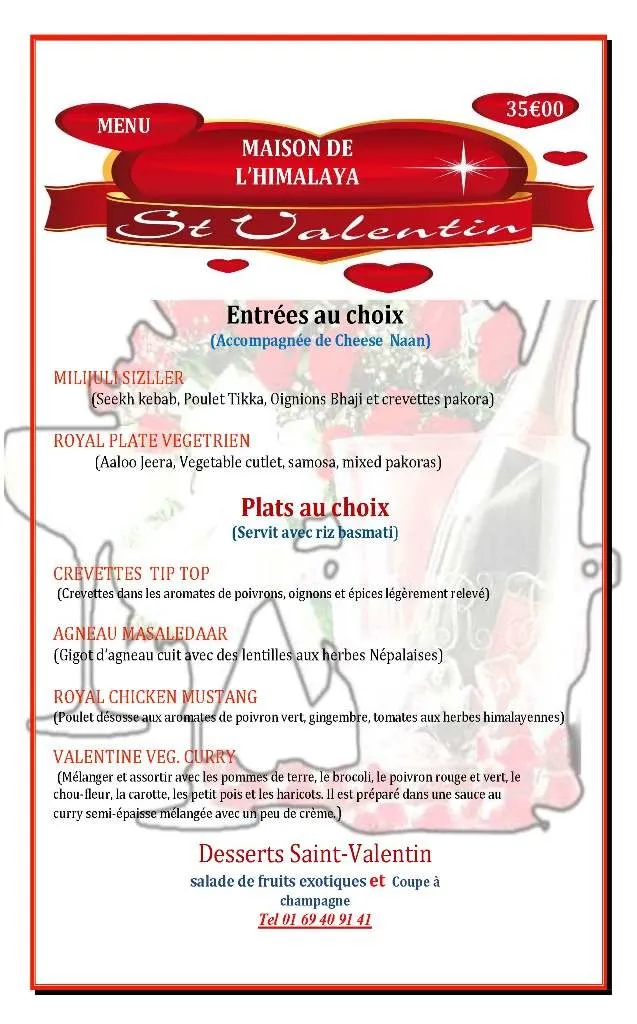 Menu_Maison de l'Himalaya_Draveil_image_1