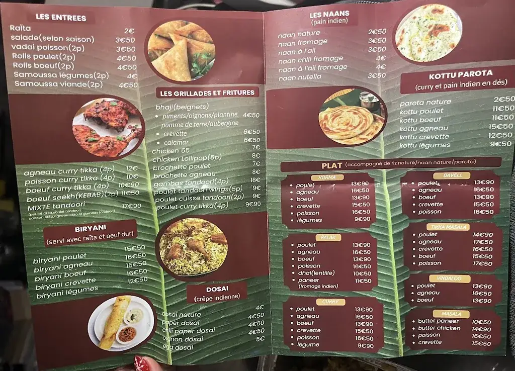 Menu_VANAKKAM_Viry-Châtillon_immagine_1