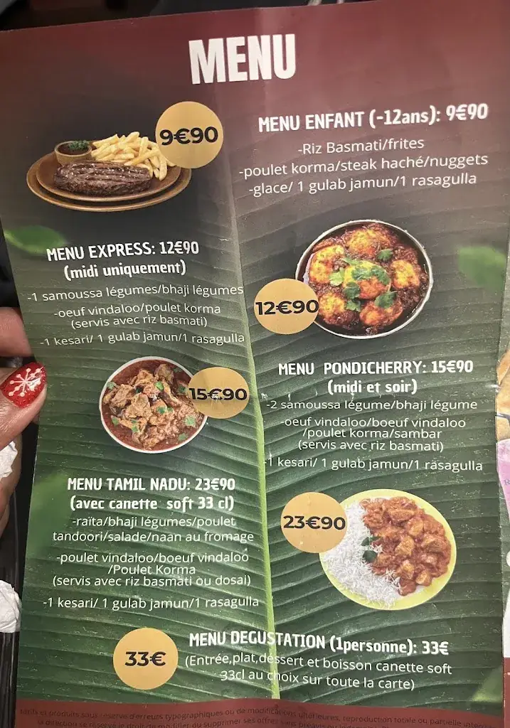 Menu_VANAKKAM_Viry-Châtillon_immagine_2