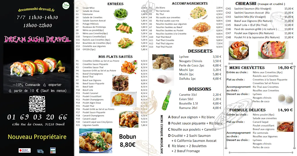 Menu_Dream Sushi Draveil_Draveil_image_1