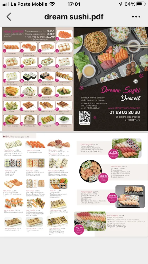 Menu_Dream Sushi Draveil_Draveil_image_3