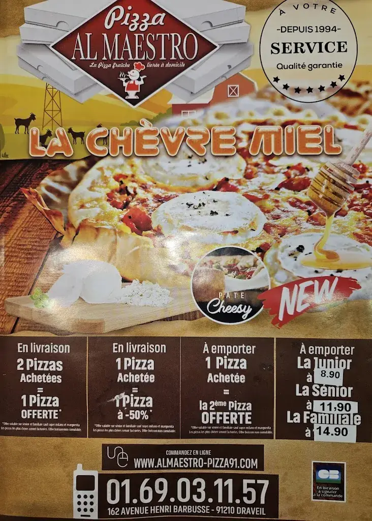 Menu_Al Maestro Pizza_Draveil_image_4
