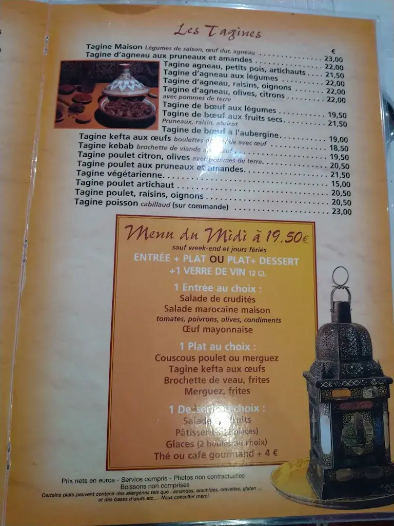 Menu_Palais de Souss_Franconville_immagine_2