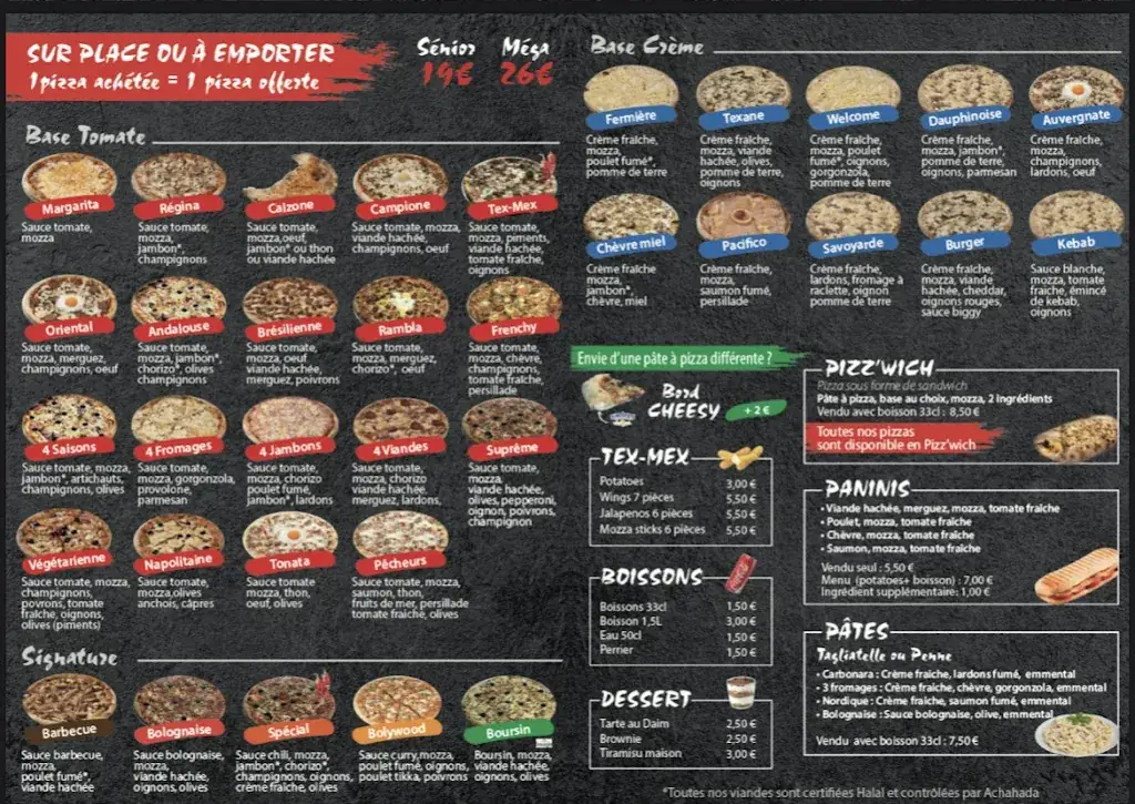 Menu_Welcome Pizza Freneuse_Freneuse_image_1