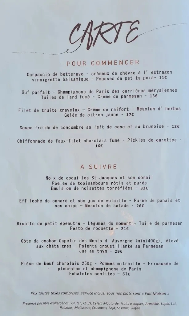 Menu_Chez Romuald_Frépillon_image_1
