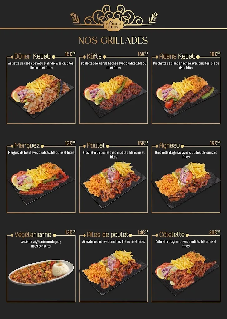 Menu_Restaurant Le Chalet de l’Oise_Ermont_image_2