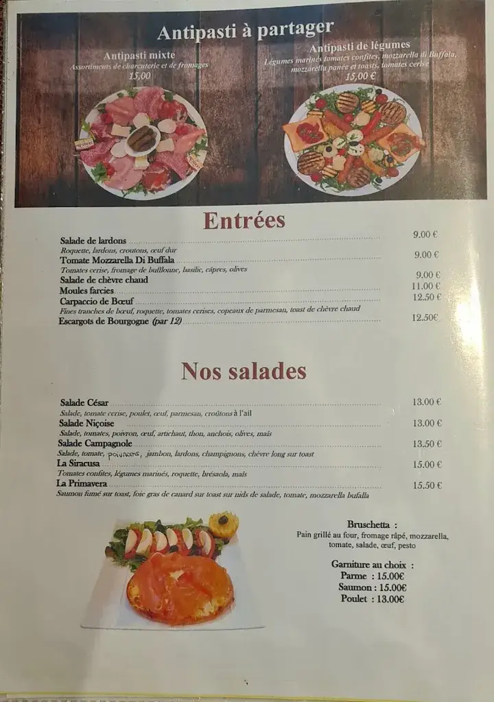 Menu_Restaurant Mona Lisa Ermont_Ermont_image_1