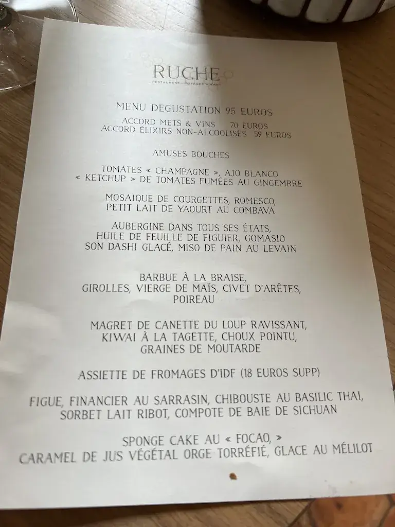 Menu_Domaine les Bruyères / Ruche, le Restaurant_Gambais_image_2