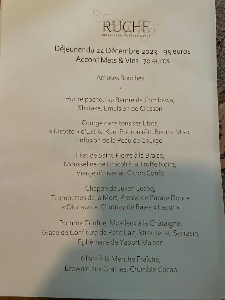 Menu_Domaine les Bruyères / Ruche, le Restaurant_Gambais_image_3