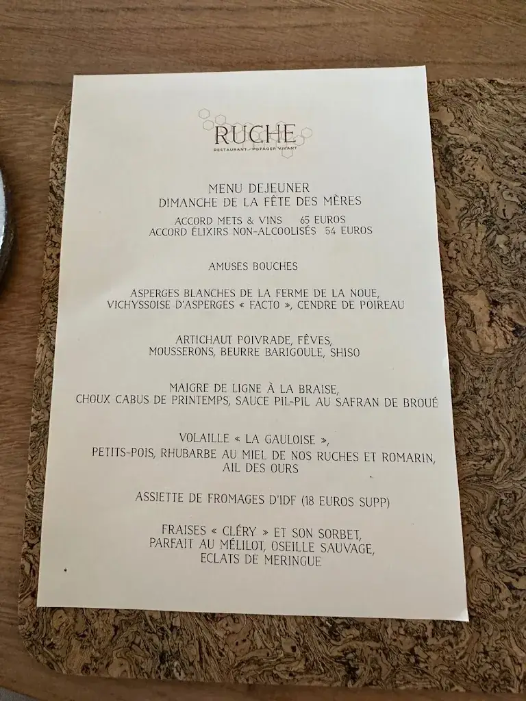 Menu_Domaine les Bruyères / Ruche, le Restaurant_Gambais_image_4