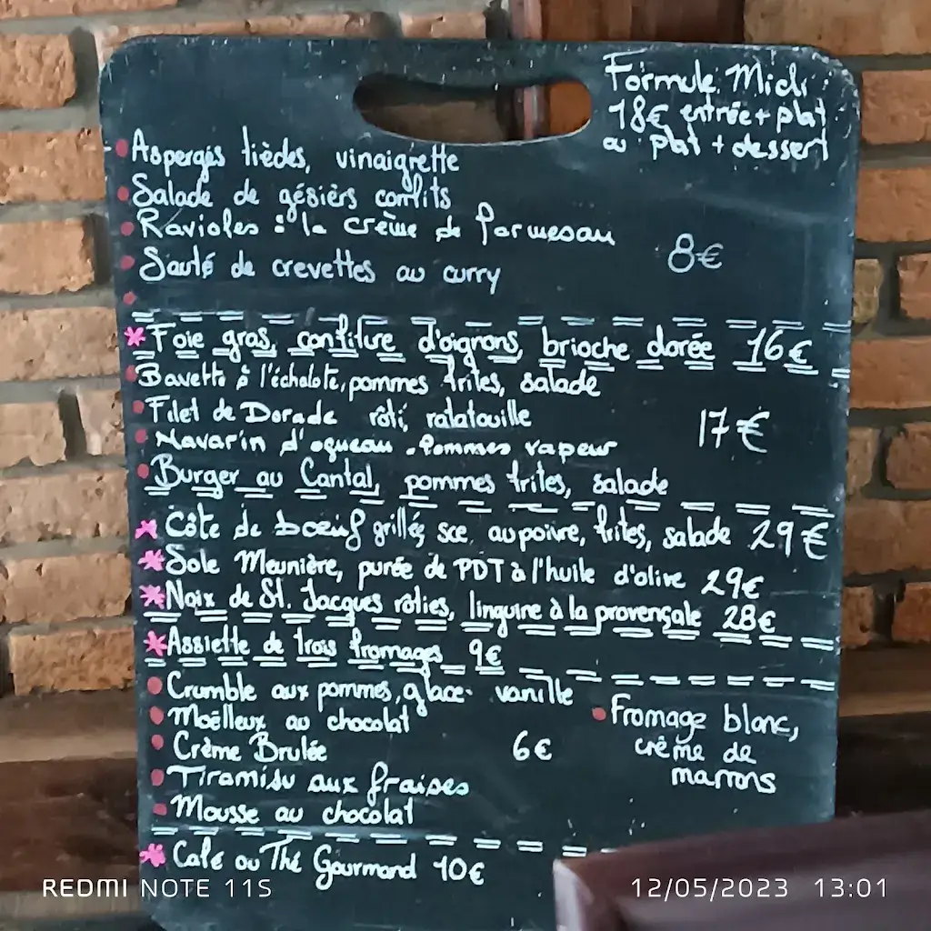 Menu_Le Relais du Château_Gambais_image_1