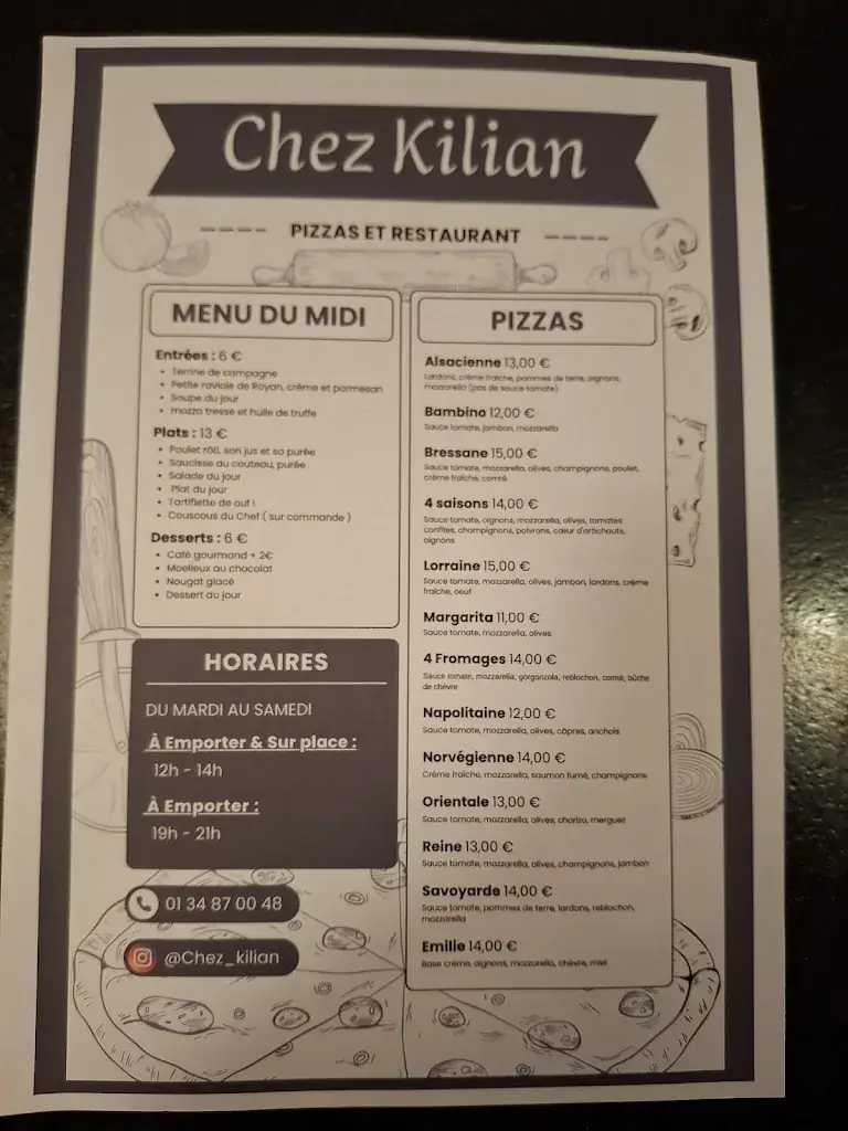 Menu_Chez Kilian_Bourdonné_image_1