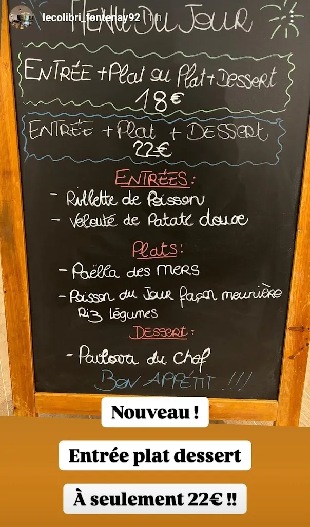 Menu_Le Colibri_Fontenay-aux-Roses_image_3