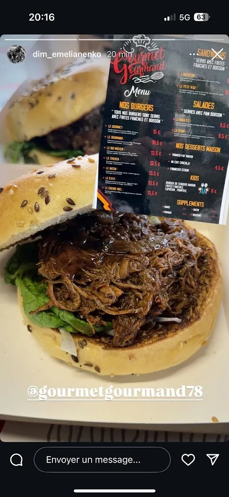 Menu_Au gourmet gourmand_Galluis_image_1