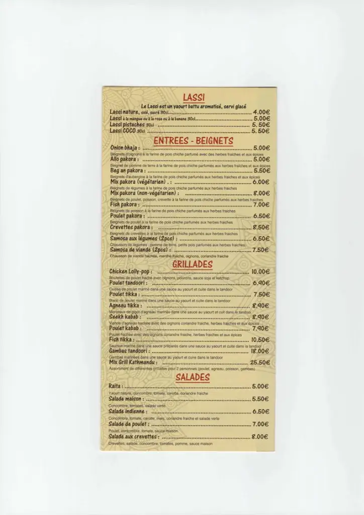 Menu_Restaurant New Kathmandu_Garches_image_2