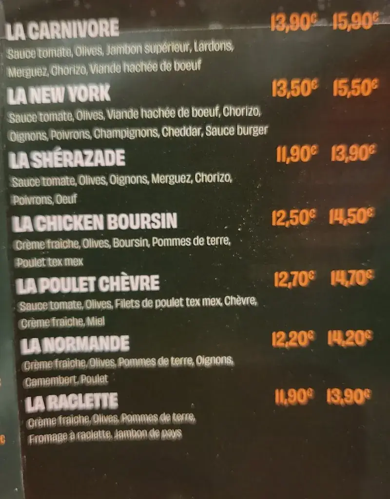 Menu_Le Kiosque à Pizzas de GARGENVILLE_Gargenville_image_1