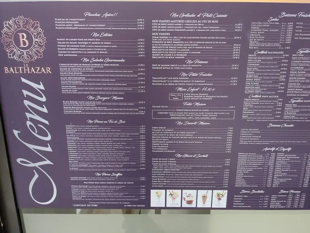 Menu_LE BALTHAZAR_Gonesse_image_1