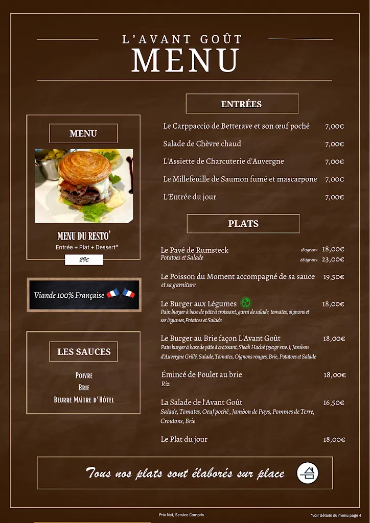 Menü_L'Avant Goût_Provins_Bild_1