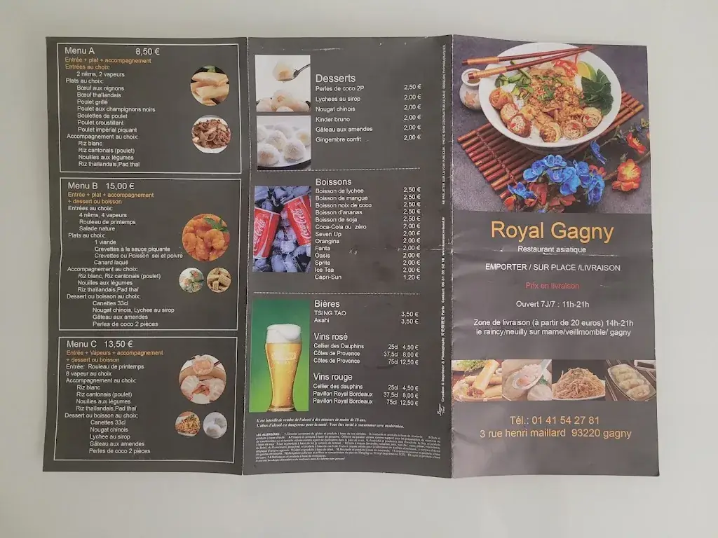 Menu_ROYAL GAGNY_Gagny_image_1