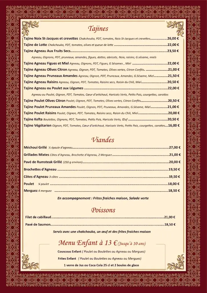 Menu_Le Berbère_Villemomble_image_3