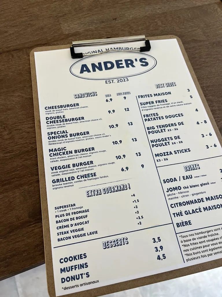 Menu_Ander's Hamburger_Gagny_image_3