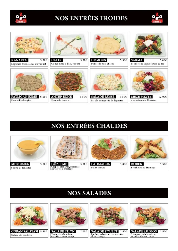 Menu_OZO GRILL_Garges-lès-Gonesse_image_1