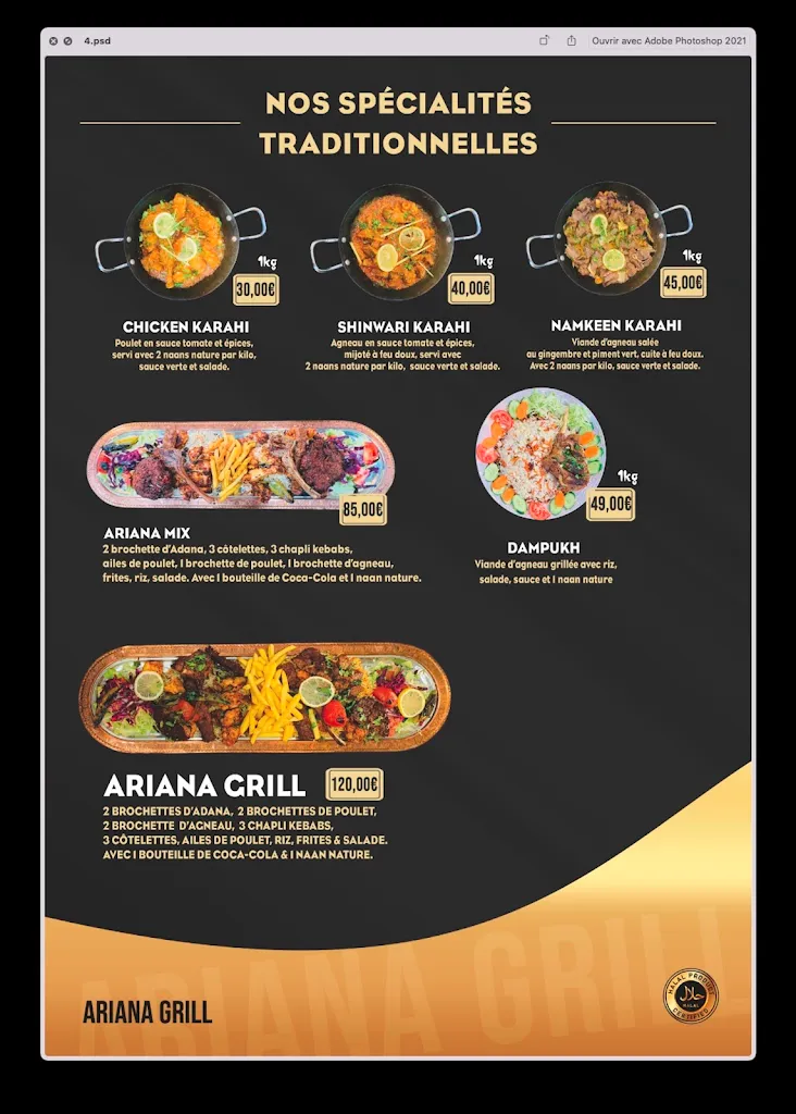 Menu_Ariana Grill_Garges-lès-Gonesse_image_4