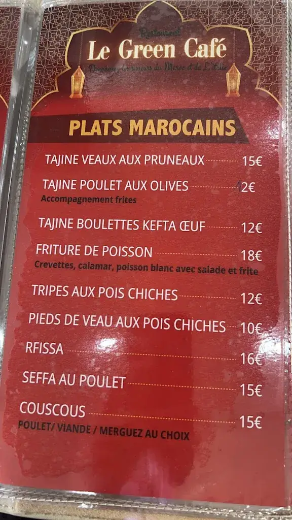 Menu_Green café restaurant_Garges-lès-Gonesse_imagen_1