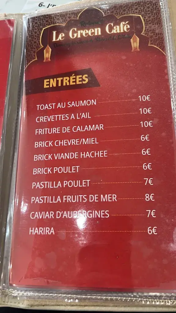 Menu_Green café restaurant_Garges-lès-Gonesse_imagen_2