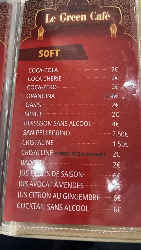 Menu_Green café restaurant_Garges-lès-Gonesse_imagen_3