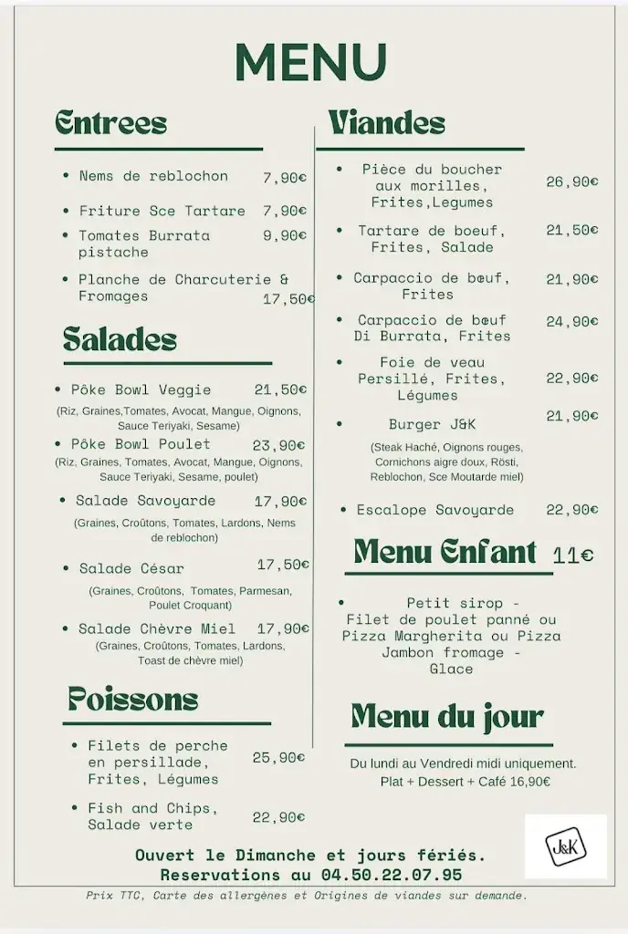 Menu_Brasserie J&K - Pizzeria Artisanale_Metz-Tessy_image_1