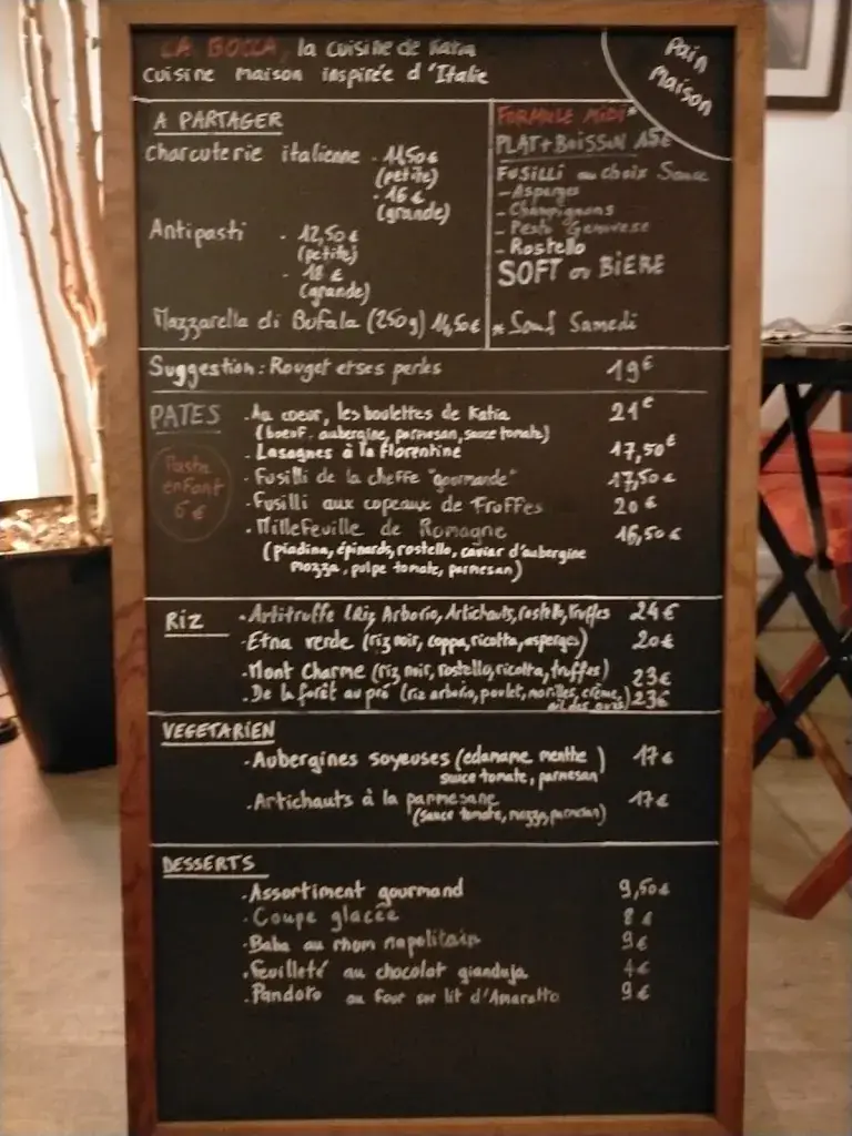 Menu_LA BOCCA_Fontenay-sous-Bois_image_2