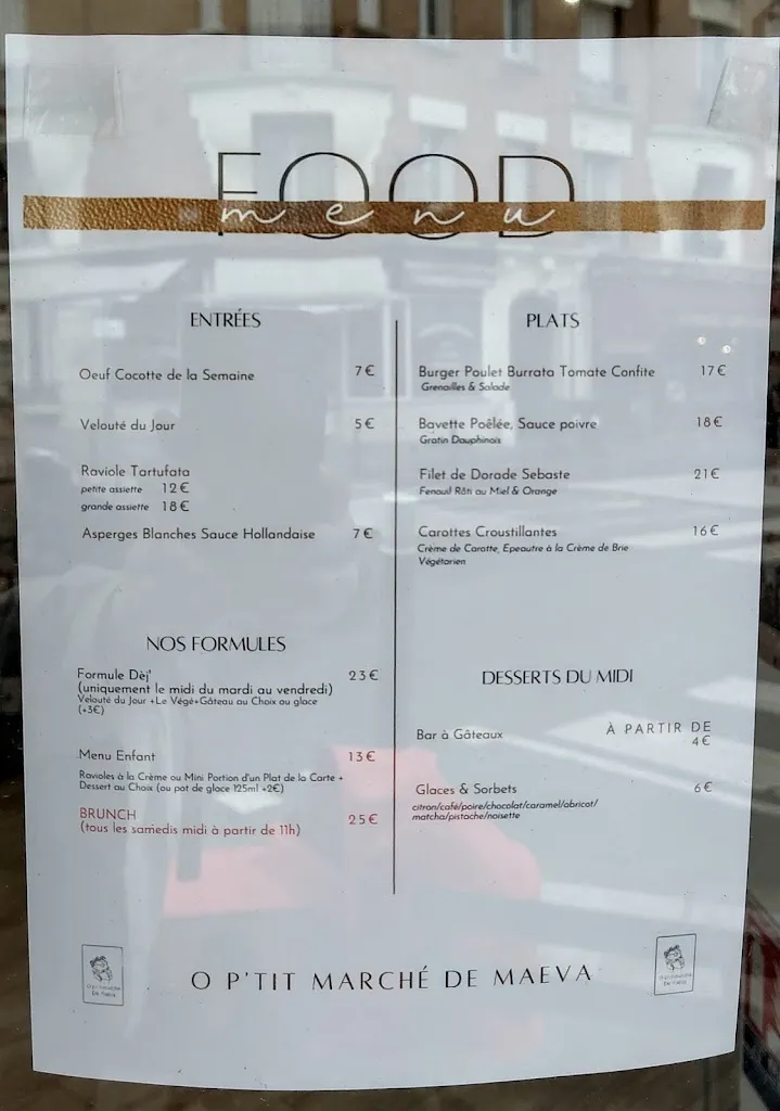 Menu_O P'tit Marché de Maëva Restaurant Traiteur Salon de Thé_Fontenay-sous-Bois_image_3