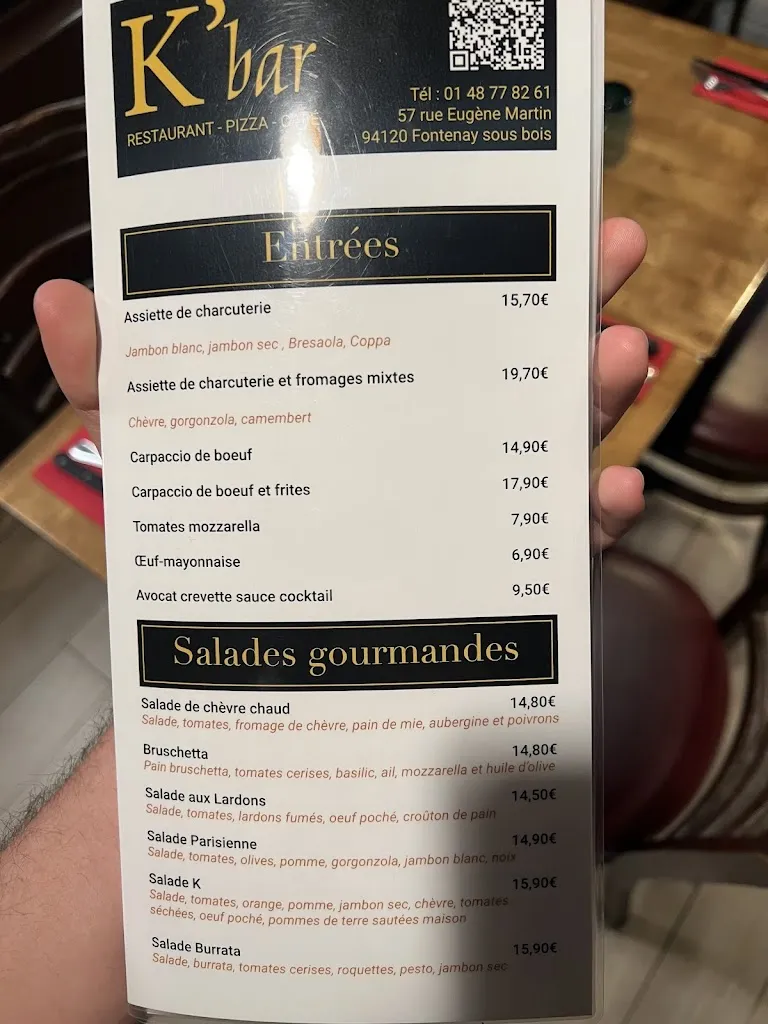 Menu_K Bar Pizza_Fontenay-sous-Bois_image_4