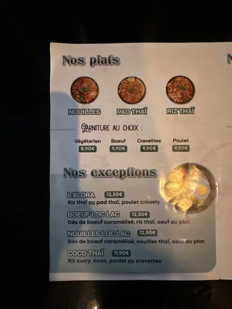 Menu_Restaurant L’ Alora_Fontenay-sous-Bois_image_4