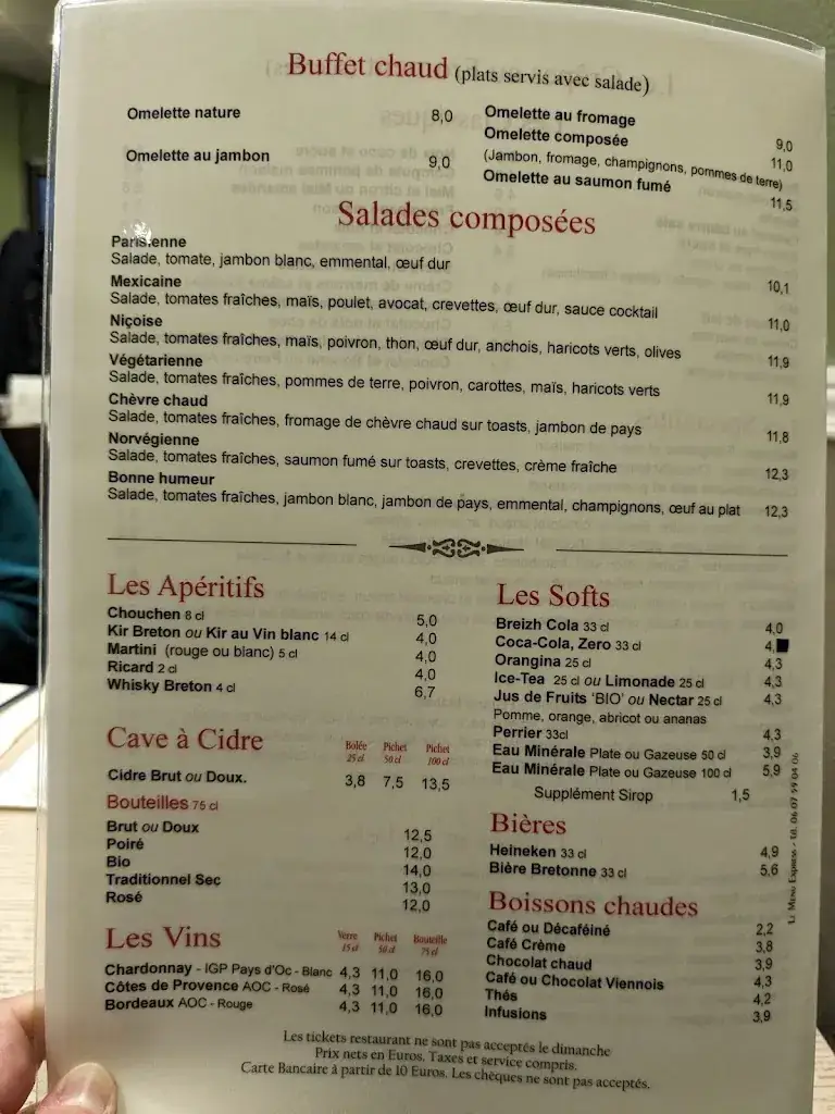 Menu_La crêperie du Village_Fontenay-sous-Bois_image_1