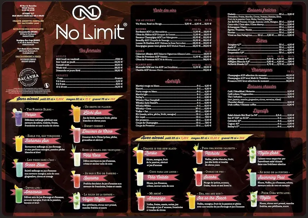 Menu_No Limit Groslay_Groslay_imagen_1