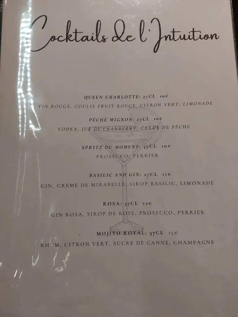 Menu_Restaurant l'Intuition_Eybens_image_1