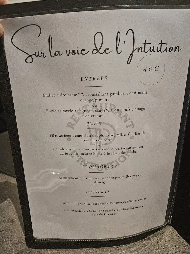 Menu_Restaurant l'Intuition_Eybens_image_3