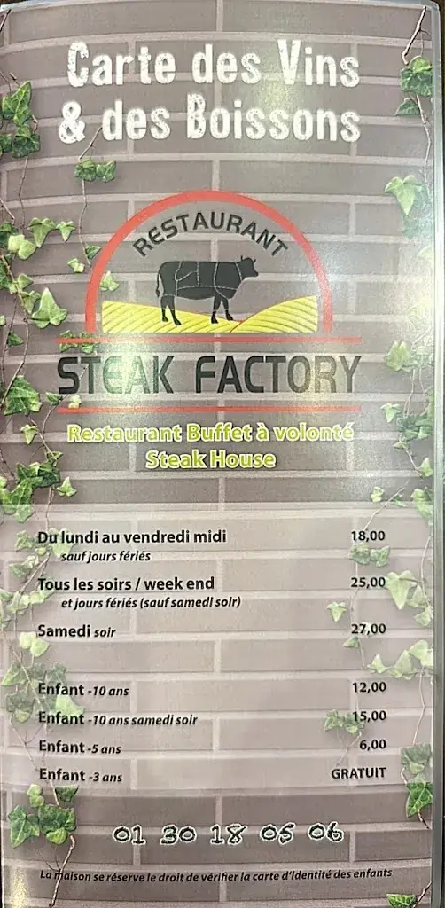Menu_Steak factory_Saint-Brice-sous-Forêt_image_2