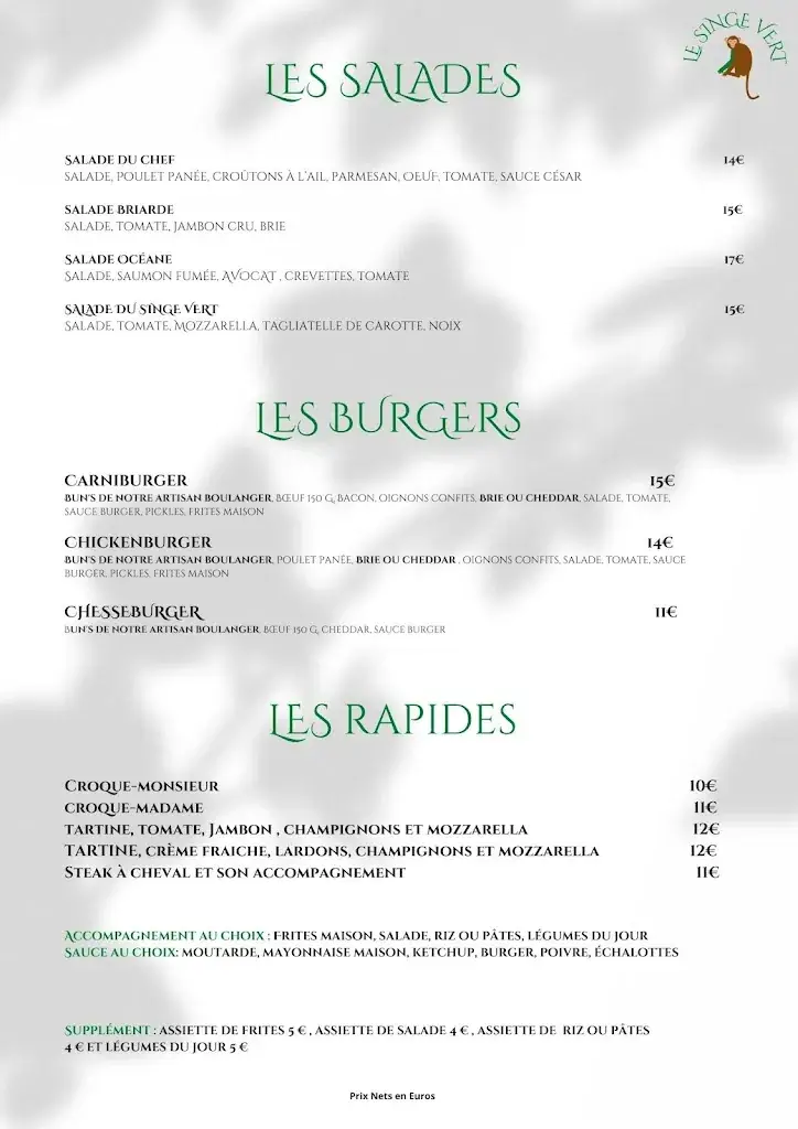 Menu_Le Singe Vert_Gretz-Armainvilliers_image_3