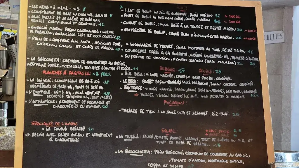 Menu_Restaurant AUBERGE DE LA TOURELLE_Tournan-en-Brie_image_3