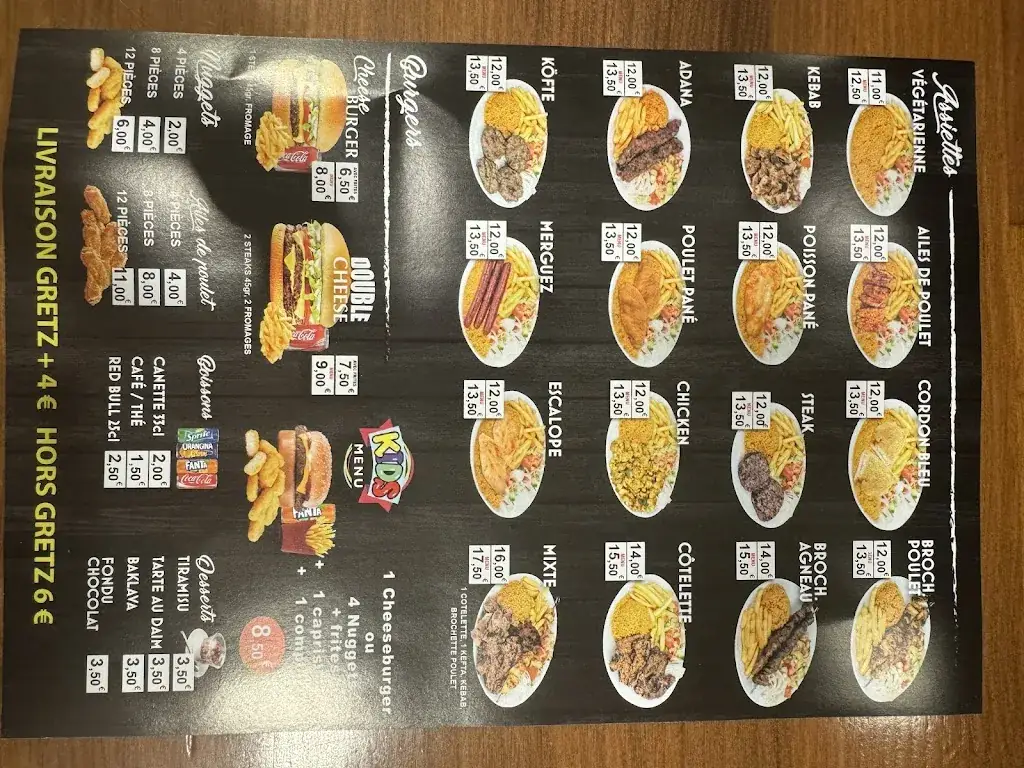 Menu_Restaurant Bar ARARAT_Gretz-Armainvilliers_image_1