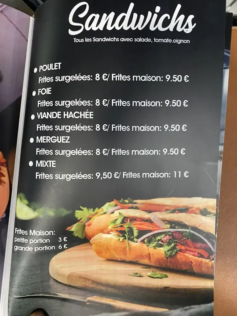 Menu_Cafe Restaurant La Belle Vue_Gennevilliers_image_2