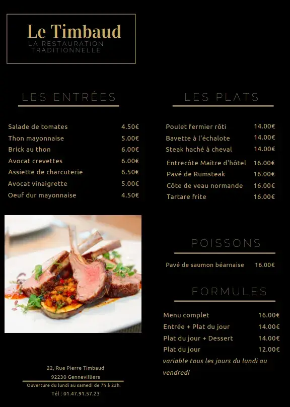 Menu_Le Timbaud_Gennevilliers_image_3