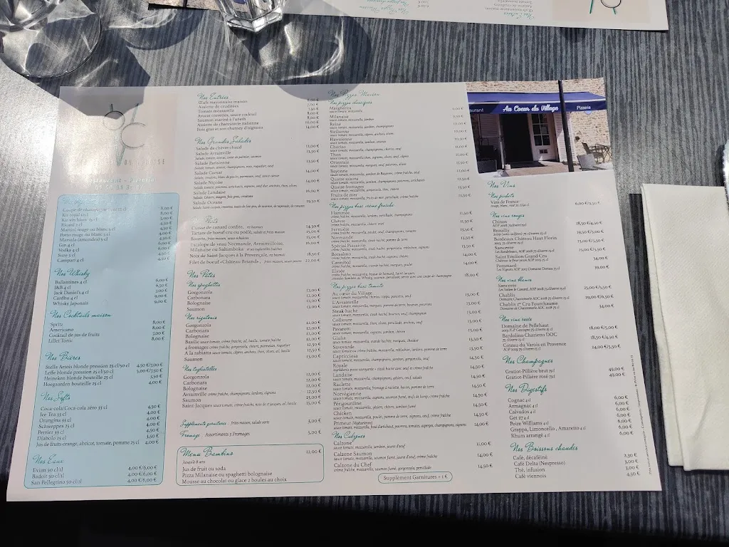 Menu_Au coeur du village_Avrainville_image_1