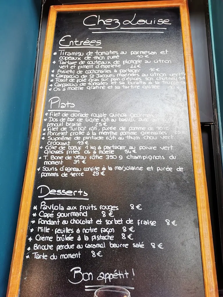 Menu_Chez Louise_Gentilly_image_1